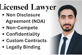 draft nda and confidentiality agreement professionally
