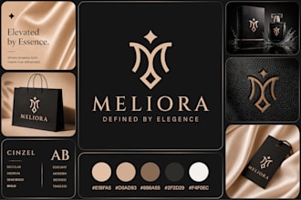 do modern minimalist luxury business logo design