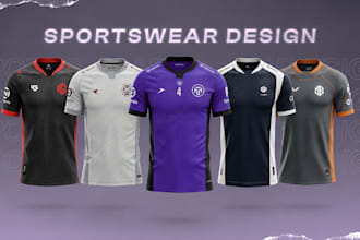 design custom esports jersey, sublimation sportswear and teamwear