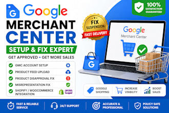 fix google merchant center misrepresentation and shopping ads issues