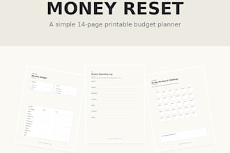 design a custom printable planner, worksheet or tracker