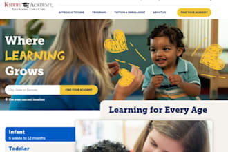 design wix daycare website enrollment daycare responsive daycare website