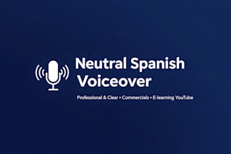 locución en español neutro para youtube, anuncios y tiktok