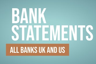 convert bank statement to excel, convert scan pdf to excel admin support