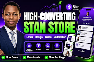 design stan store with email automation stan store marketing beacons ai