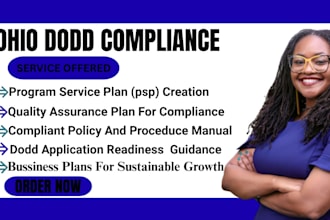write dodd ohio  quality assurance, service program plan, policy and procedure