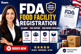 do fda registration, US agent and food facility registration