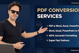 convert PDF to word, excel, PPT and vice versa