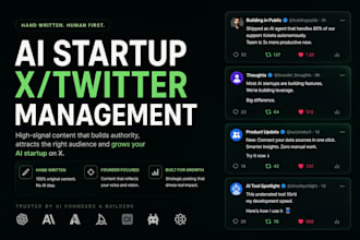 manage your ai startup x or twitter account with banger content