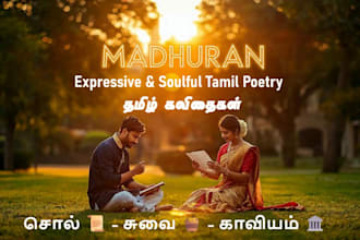 write beautiful, emotional tamil poetry