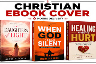 do a christian book cover design and christian ebook cover