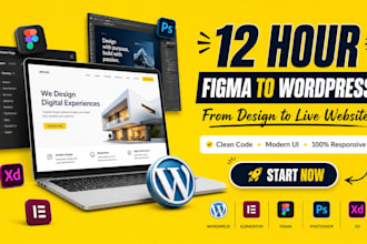 figma to wordpress conversion, clean code, fast delivery