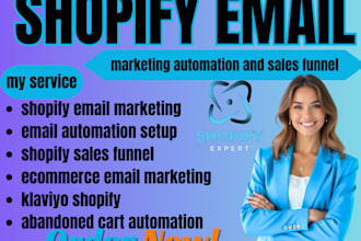setup shopify email marketing automation sales funnel ecommerce workflow