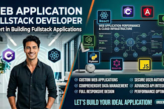build fullstack web app using dotnet, react or angular