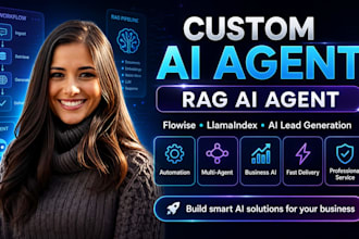 develop custom ai agent rag ai agent llamaindex flowise ai lead generation