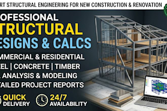 do residential and commercial structural and civil plans