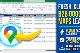 build targeted google maps b2b business leads with emails