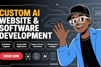 build custom ai website, dashboard, second brain, or automation