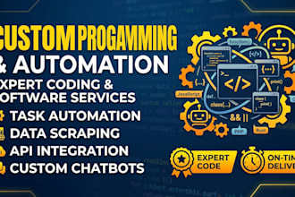 build custom automation scripts and bots