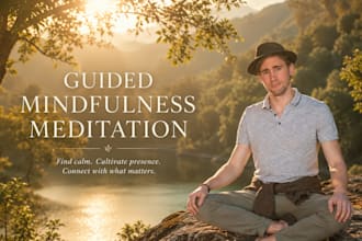create a personalized calming guided mindfulness meditation
