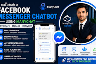 create a facebook messenger chatbot using manychat