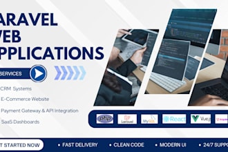 develop custom PHP laravel websites and laravel web applications