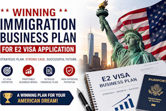 prepare winning immigration business plan for e2 visa application
