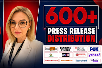 write and distribute a professional press release for PR distribution