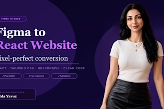 convert your figma design to a responsive react website