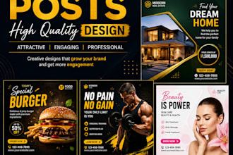 design professional social media and poster design