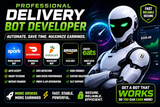 setup amazon driver bot, instacart bot, doordash bot and anti spark driver bot