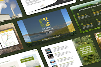 design a sleek and modern startup pitch deck