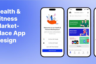 fitness gear marketplace app, workout equipment store app, wellness products app