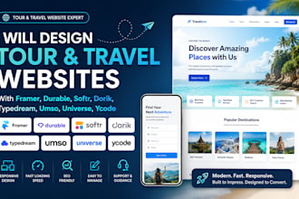 design framer durable softr dorik typedream umso universe ycode tour website
