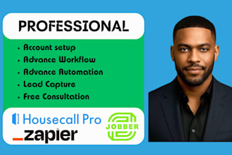 setup automate, jobber CRM, housecall pro for hvac, cleaning, and contractors