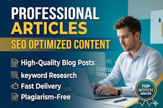 do professional SEO artical writing and blog posts