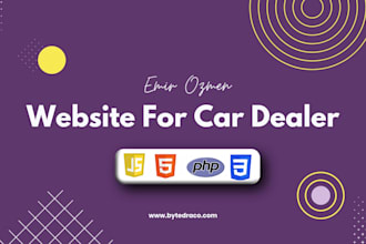 build car dealer website