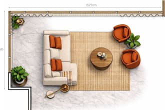 convert your floor plan into realistic 3d visualization
