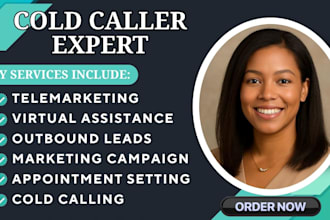sales closer appointment setter cold caller telemarketer virtual assistance