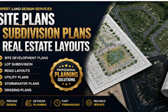create site plans, grading plans and land development layouts
