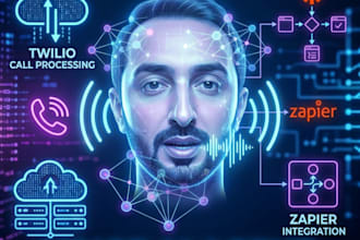 build ai voice agents, outbound call with zapier automation