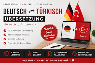 Übersetzungen von türkisch auf deutsch und andersrum