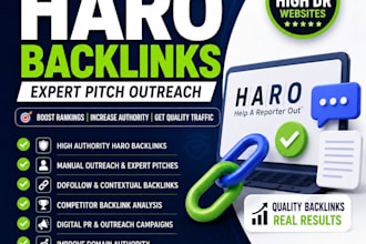 do high authority haro backlinks for google ranking and SEO