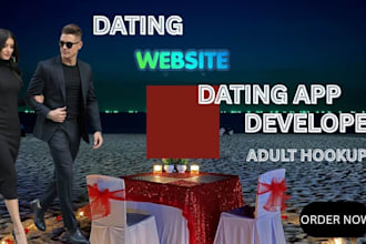 create a dating website like tinder or bumble with chat and matching