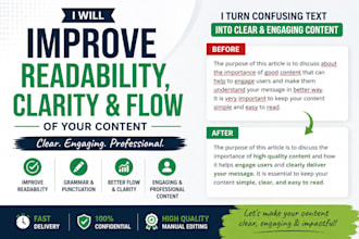 do proofreading editing improve readability clarity and flow of your content