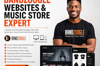 design and customize your bandzoogle website professionally