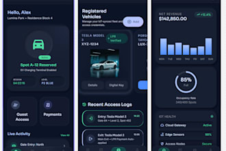 build a modern custom saas style parking management app with super admin panel