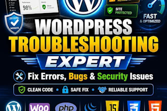 fix wordpress critical error, restore website quickly