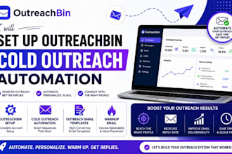 setup outreachbin cold outreach automation outreachbin cold email outreach