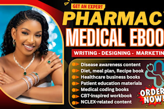write medical, nursing, mental health, and healthcare ebook, workout plan